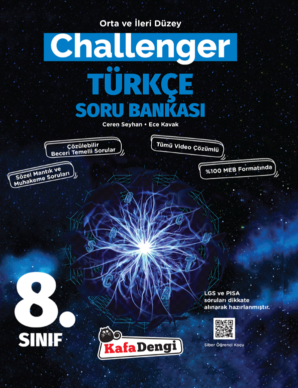 8. Sınıf Challenger Türkçe Soru Bankası